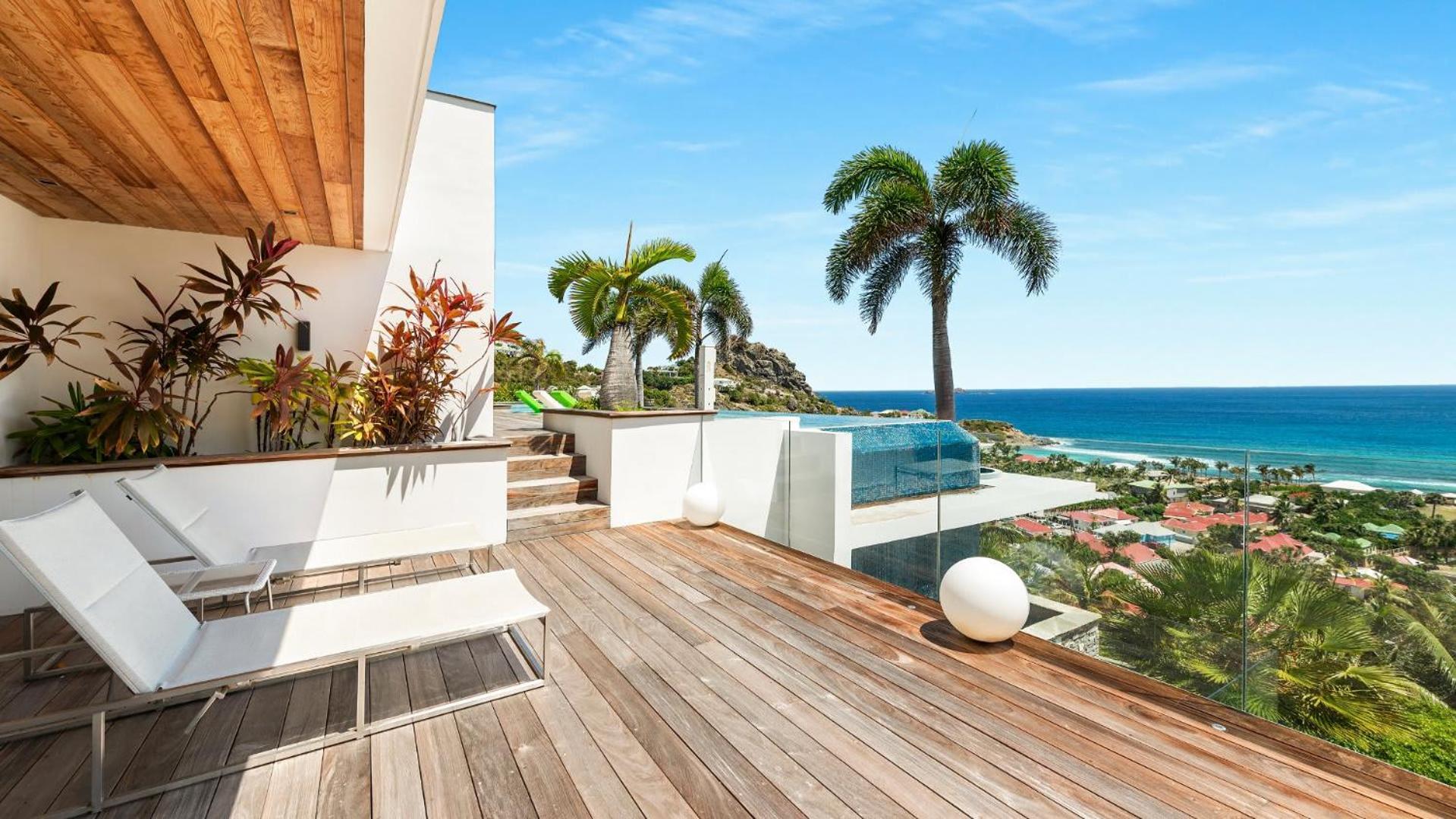 Architecture Jewel Set On A Hillside Vila St. Barthelemy Exterior foto