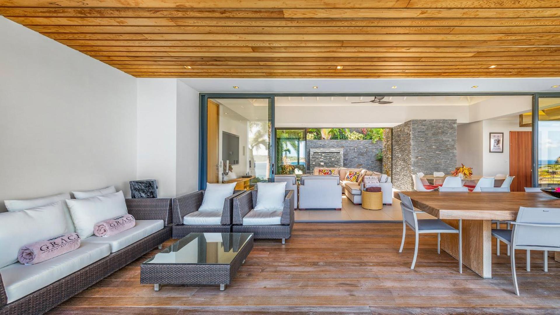 Architecture Jewel Set On A Hillside Vila St. Barthelemy Exterior foto