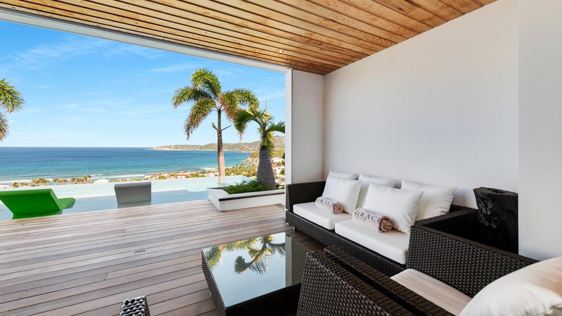 Architecture Jewel Set On A Hillside Vila St. Barthelemy Exterior foto