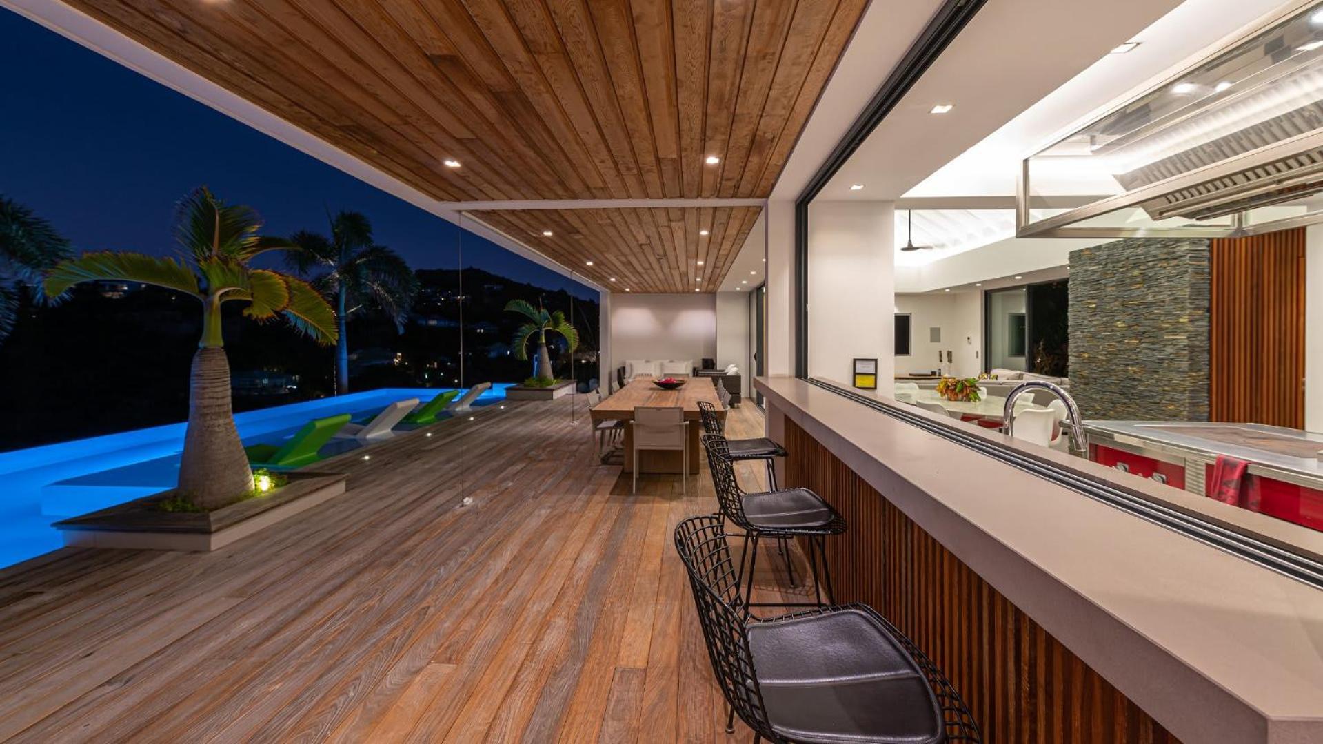 Architecture Jewel Set On A Hillside Vila St. Barthelemy Exterior foto