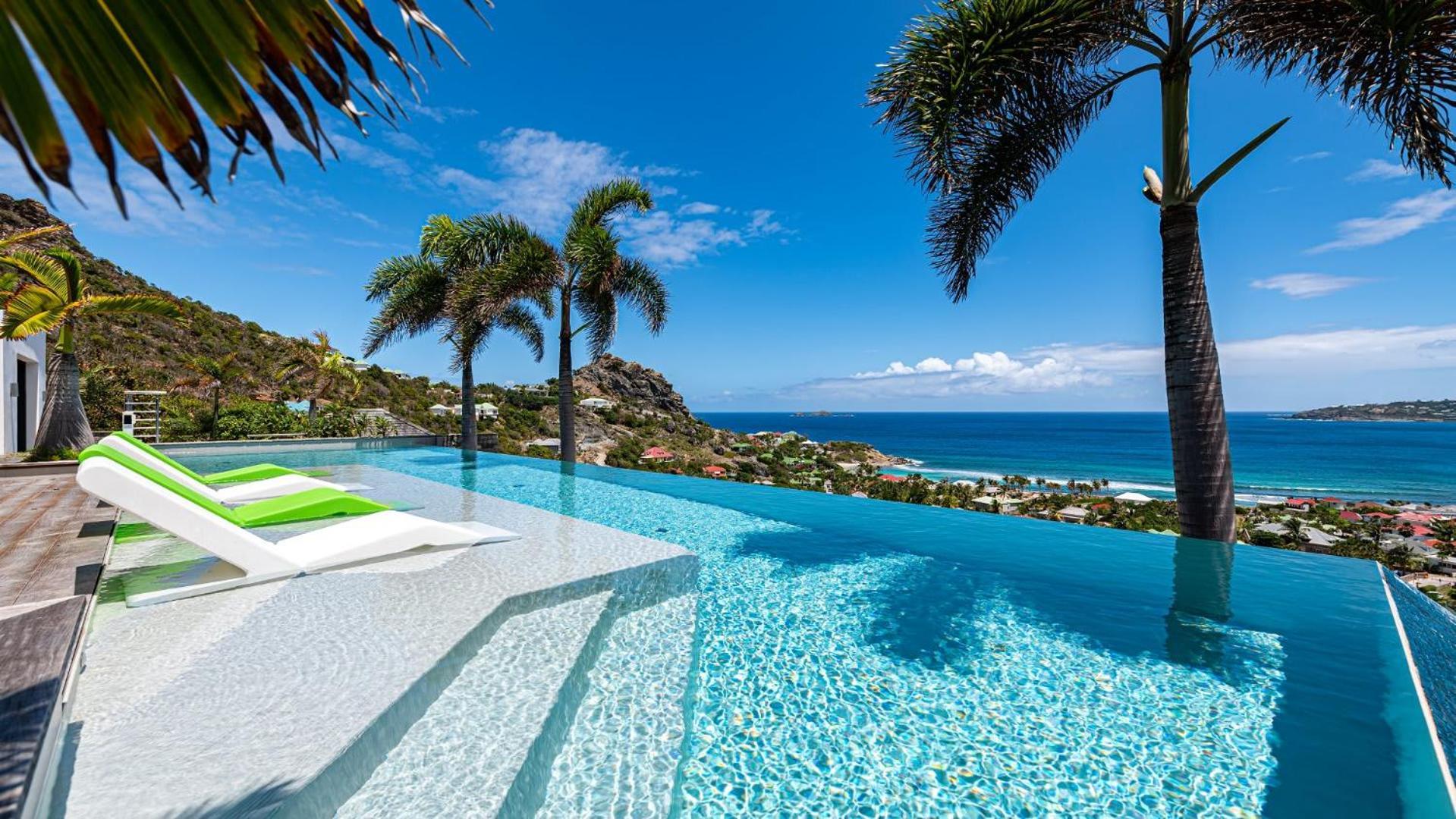 Architecture Jewel Set On A Hillside Vila St. Barthelemy Exterior foto