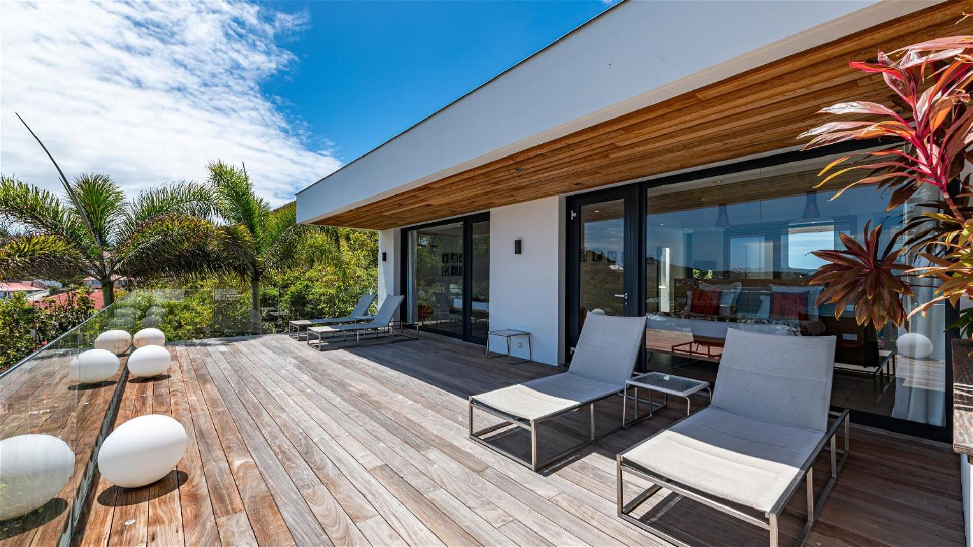 Architecture Jewel Set On A Hillside Vila St. Barthelemy Exterior foto