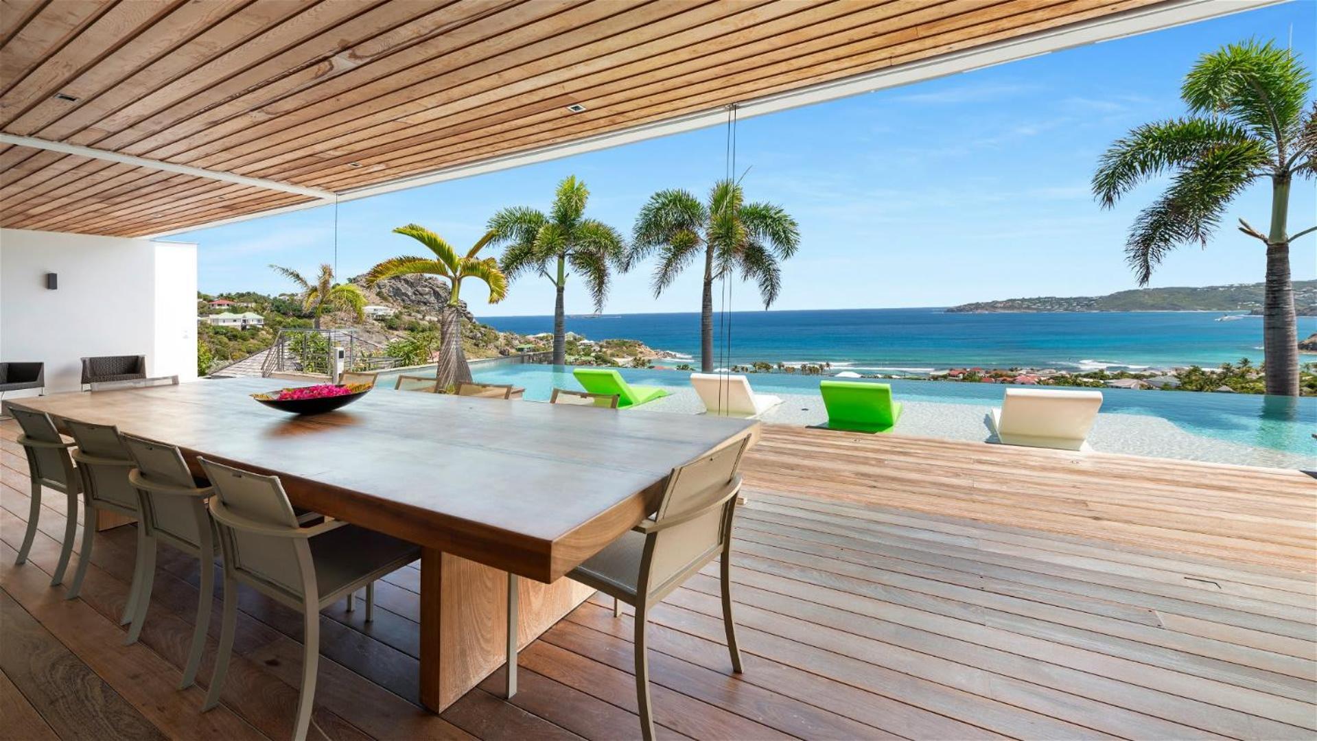 Architecture Jewel Set On A Hillside Vila St. Barthelemy Exterior foto