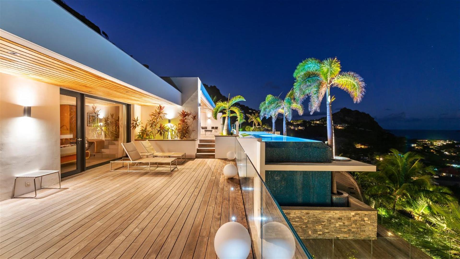 Architecture Jewel Set On A Hillside Vila St. Barthelemy Exterior foto