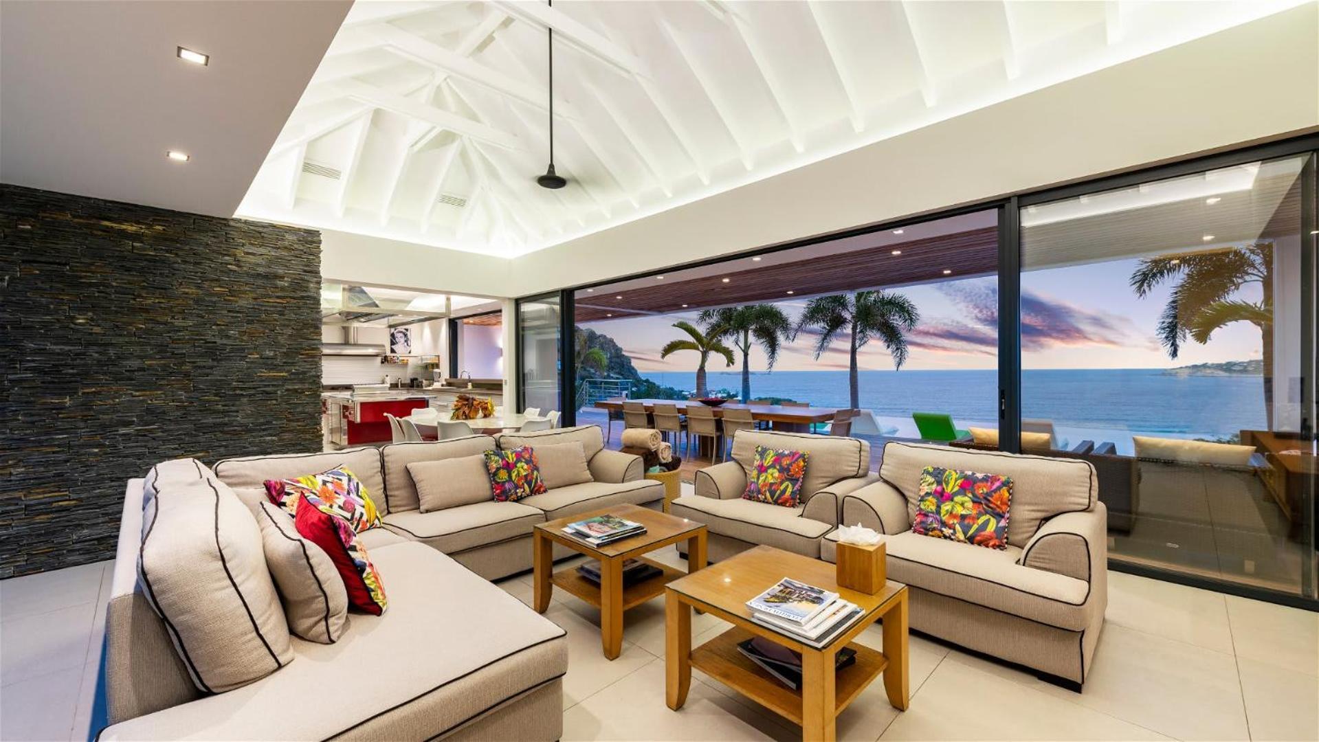 Architecture Jewel Set On A Hillside Vila St. Barthelemy Exterior foto