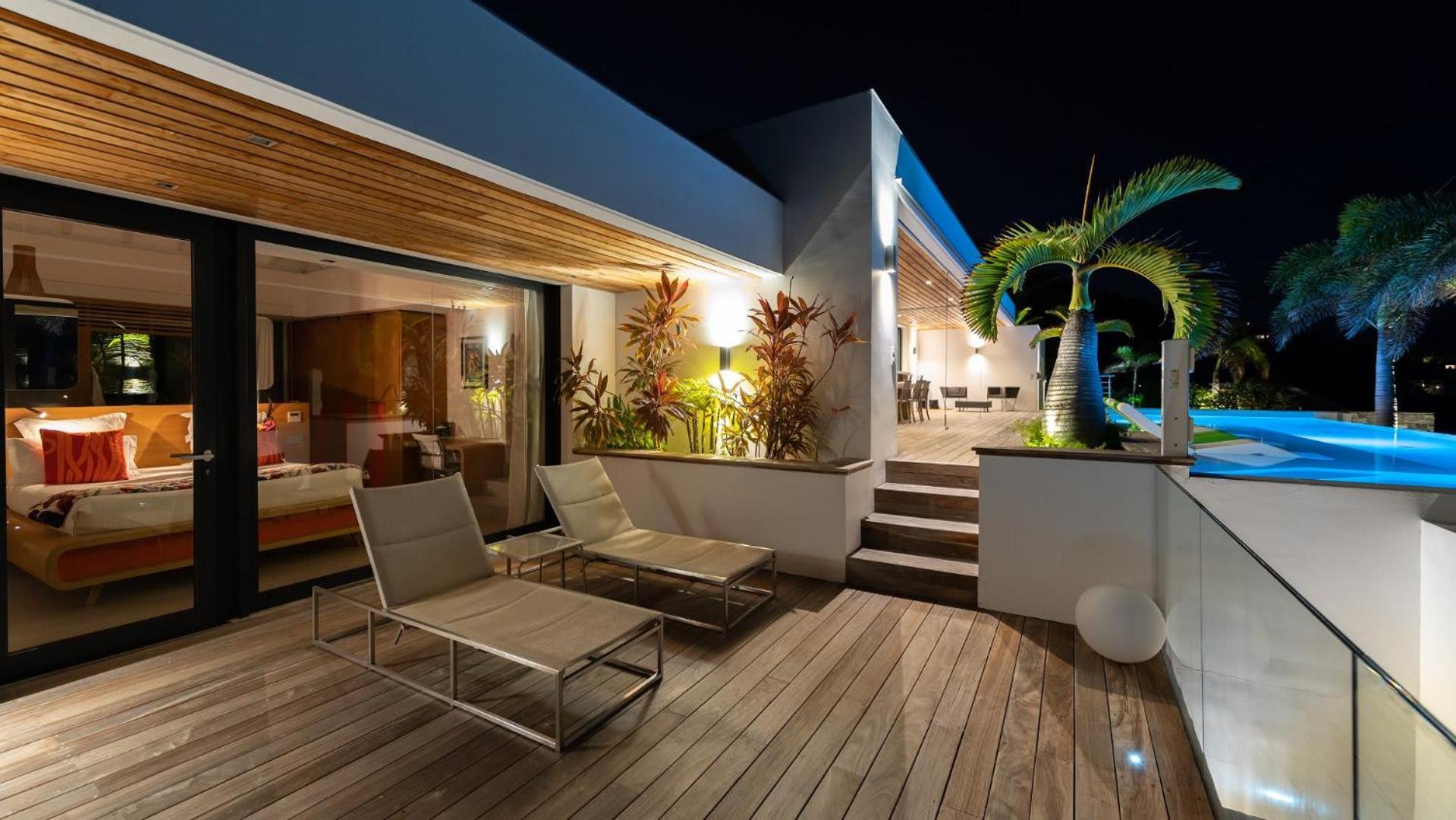 Architecture Jewel Set On A Hillside Vila St. Barthelemy Exterior foto