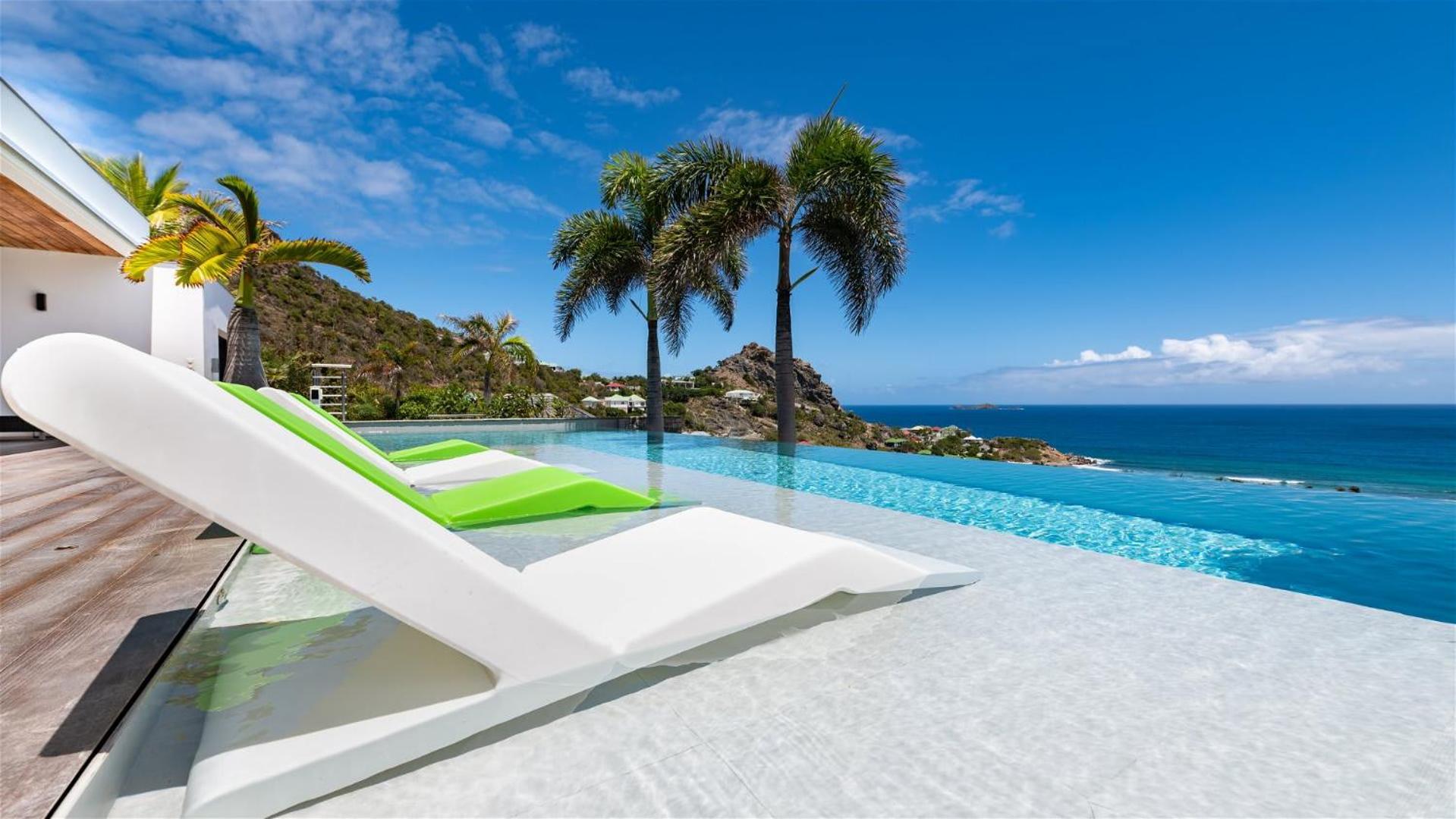 Architecture Jewel Set On A Hillside Vila St. Barthelemy Exterior foto