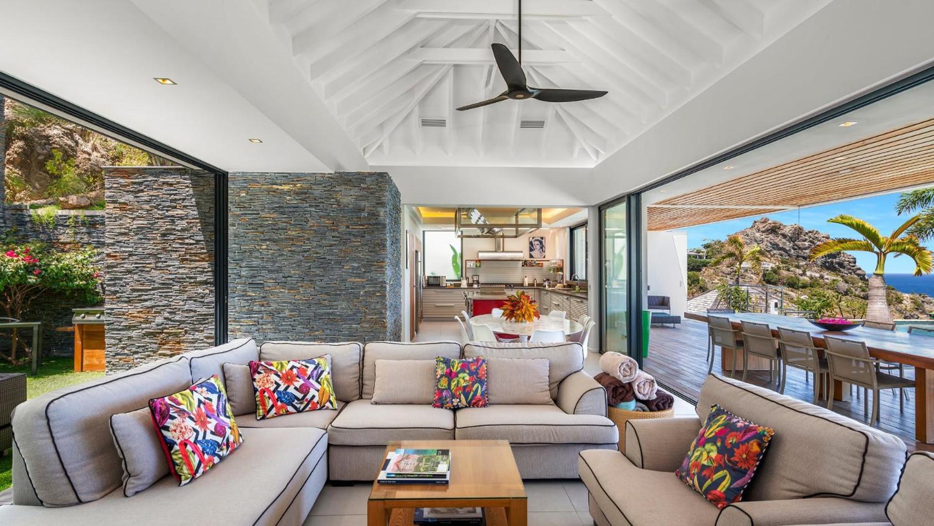 Architecture Jewel Set On A Hillside Vila St. Barthelemy Exterior foto