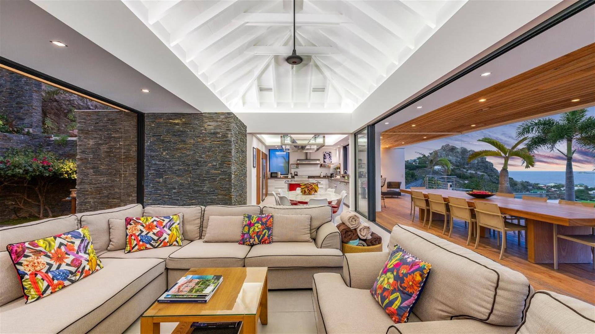 Architecture Jewel Set On A Hillside Vila St. Barthelemy Exterior foto