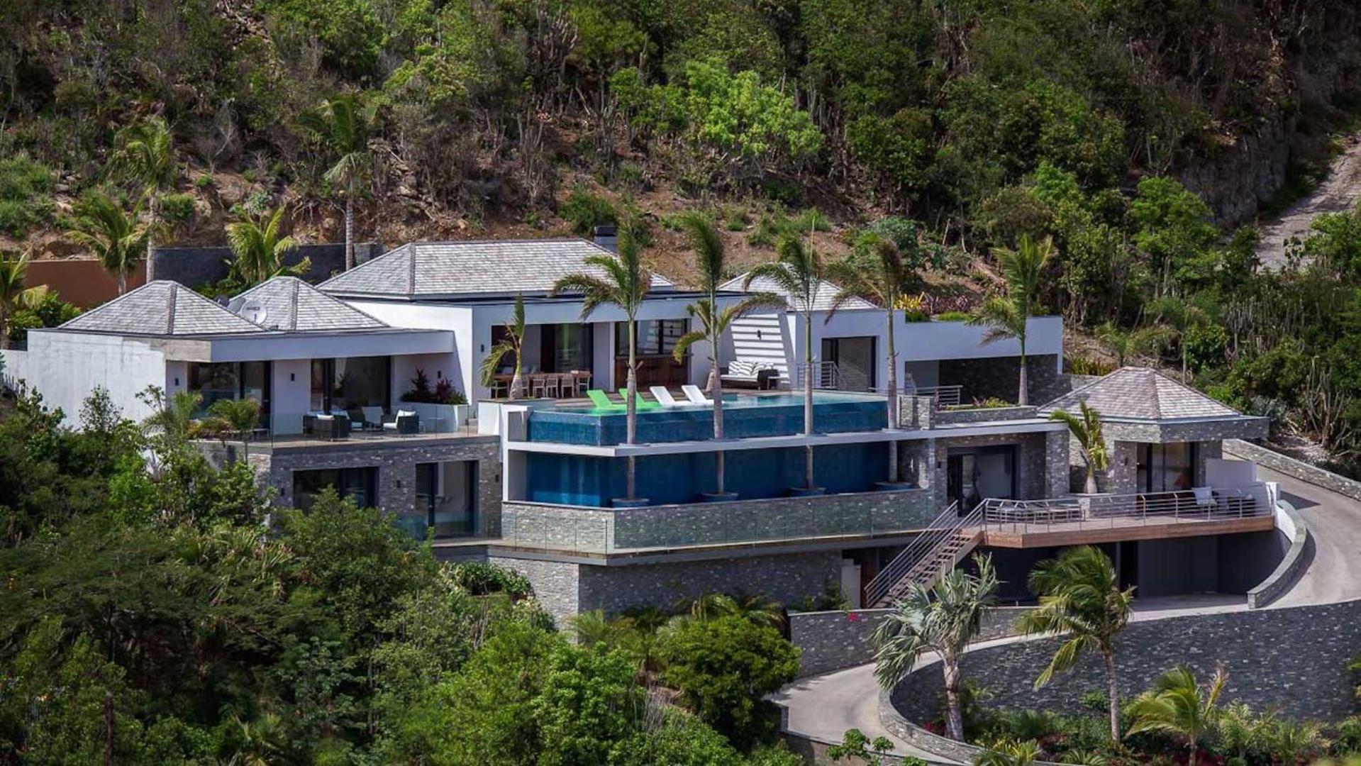 Architecture Jewel Set On A Hillside Vila St. Barthelemy Exterior foto