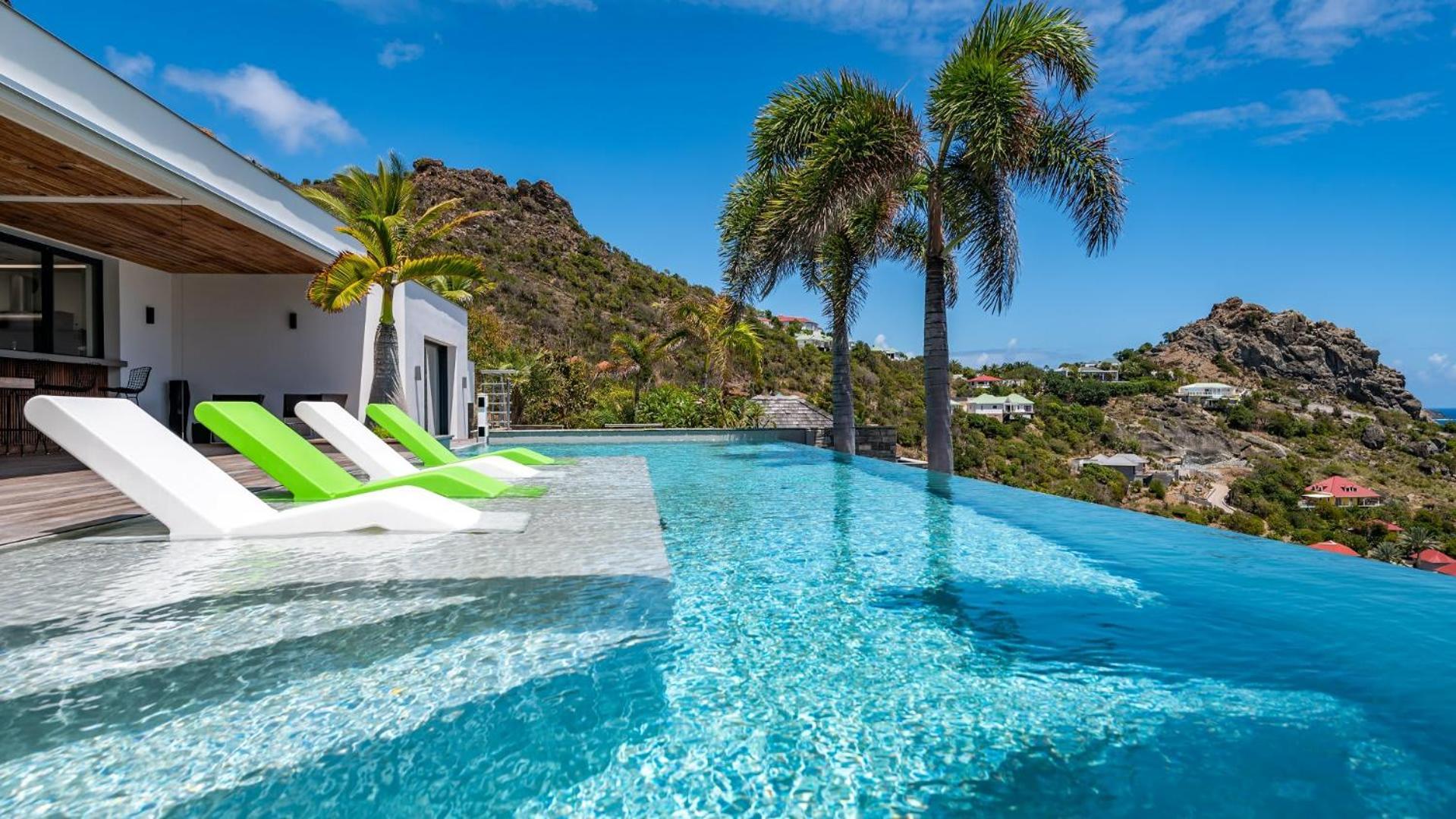 Architecture Jewel Set On A Hillside Vila St. Barthelemy Exterior foto