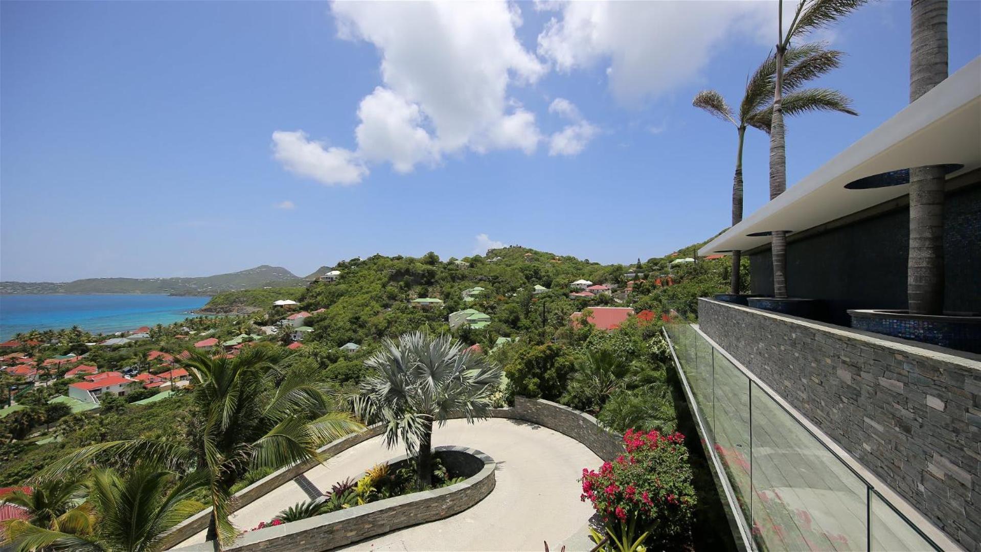 Architecture Jewel Set On A Hillside Vila St. Barthelemy Exterior foto