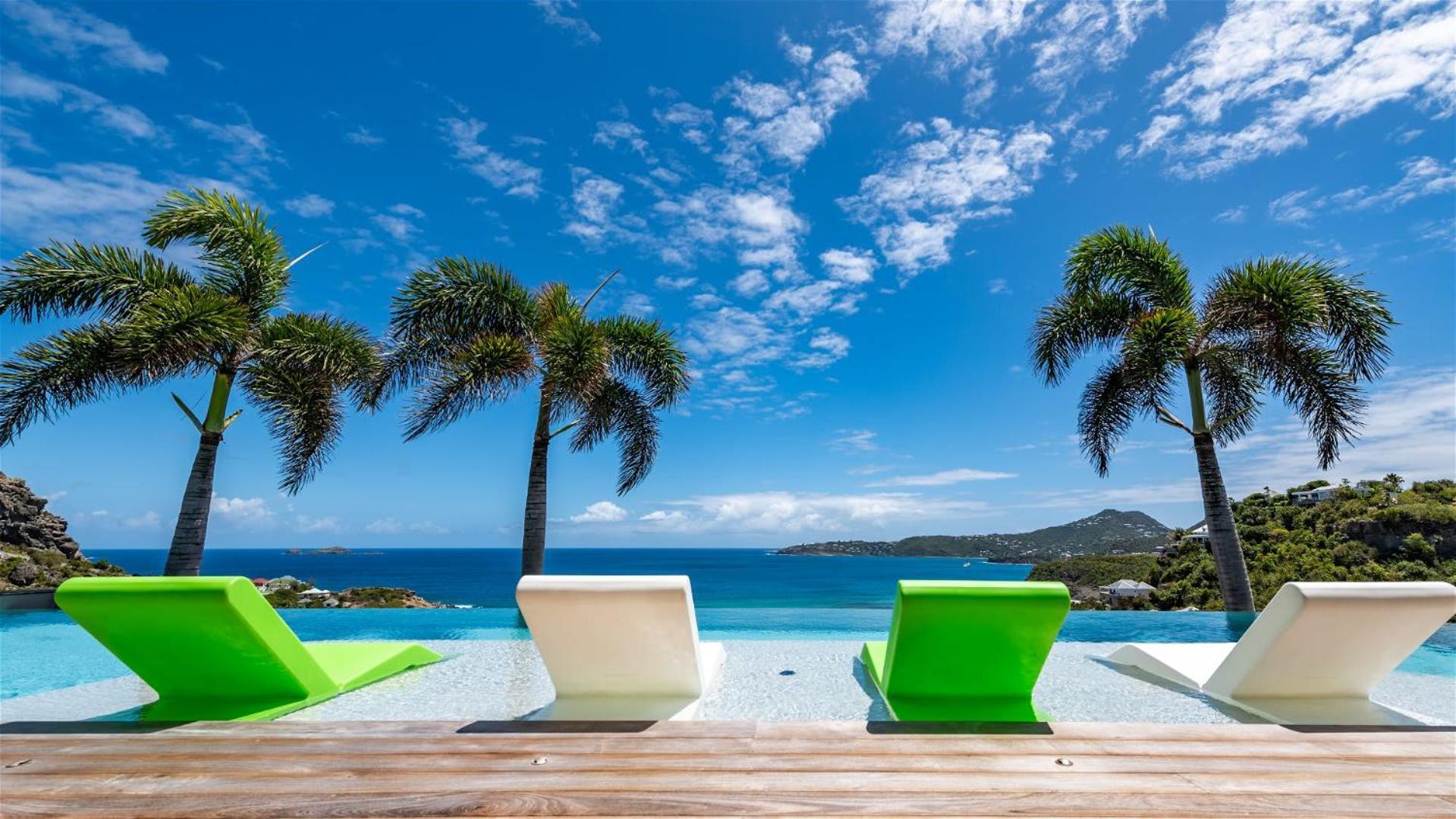 Architecture Jewel Set On A Hillside Vila St. Barthelemy Exterior foto