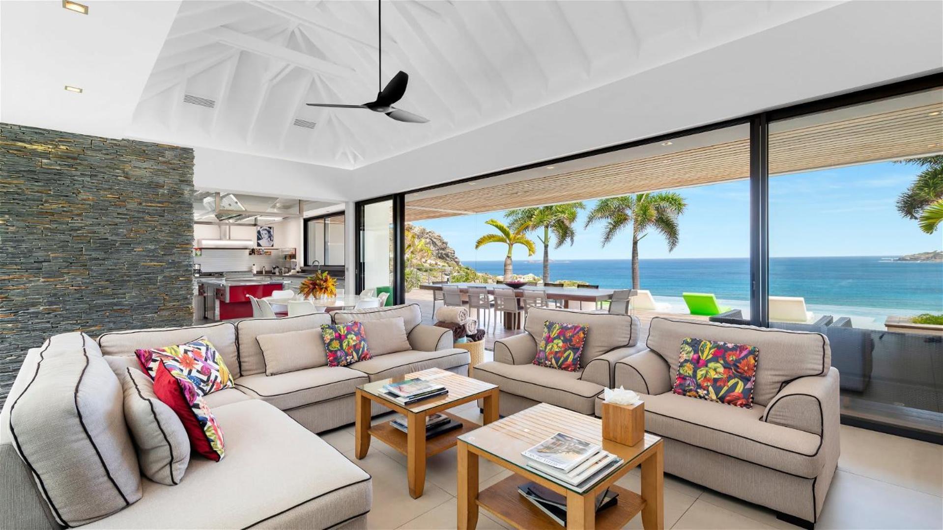 Architecture Jewel Set On A Hillside Vila St. Barthelemy Exterior foto