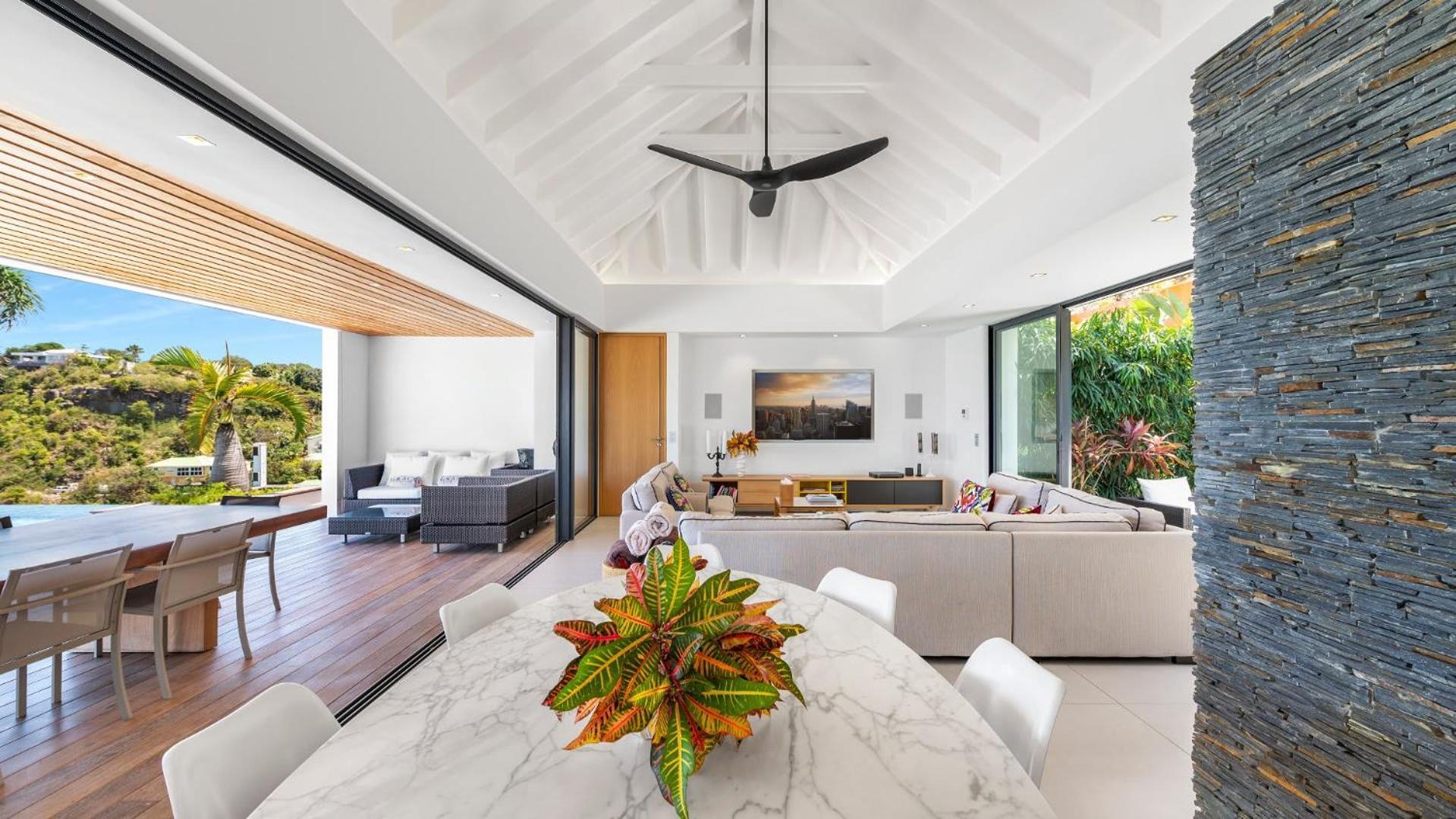 Architecture Jewel Set On A Hillside Vila St. Barthelemy Exterior foto