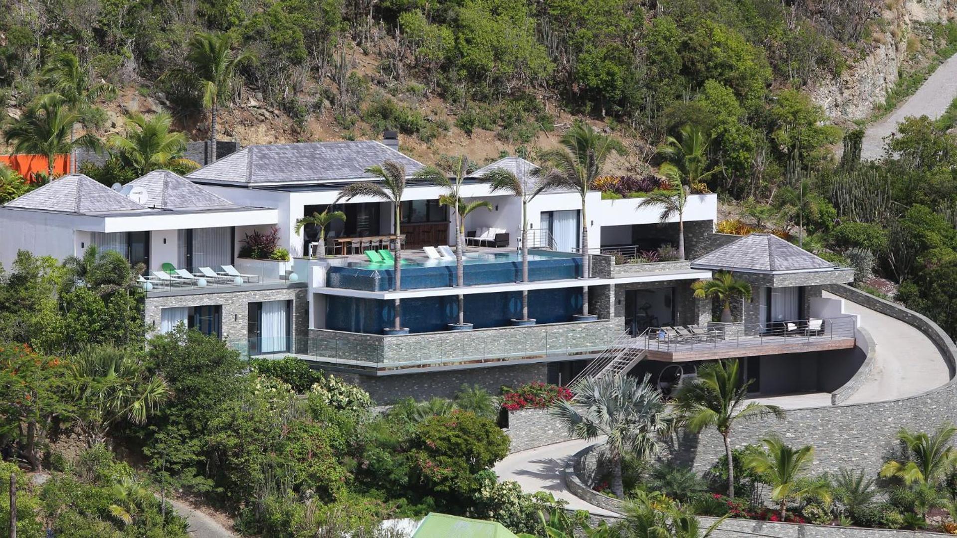 Architecture Jewel Set On A Hillside Vila St. Barthelemy Exterior foto